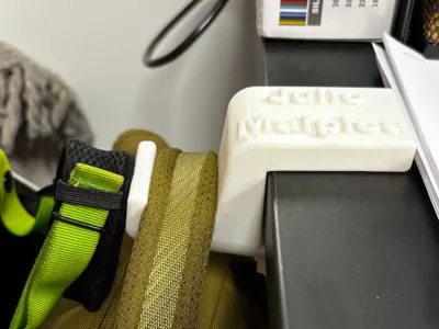 Fully 3D Printed Backpack & Helmet Holder