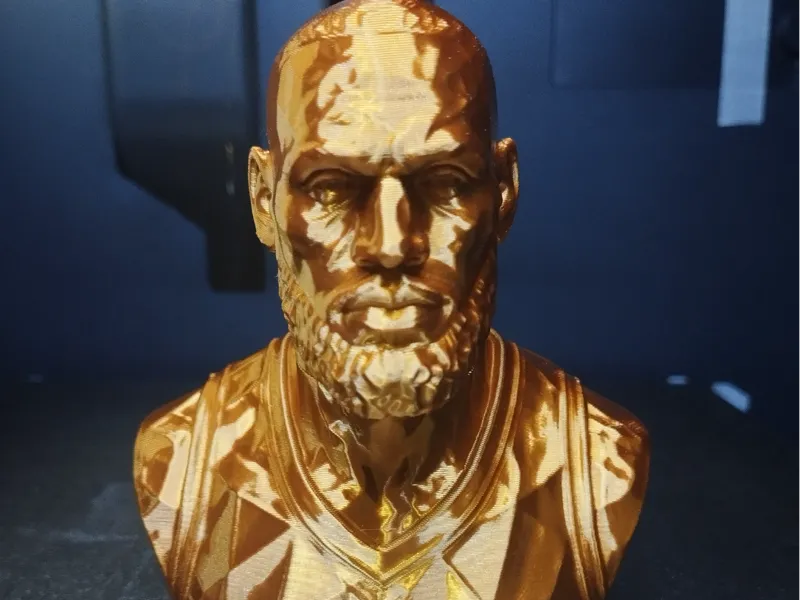 Bust Lebron james  Modern Art - Low Poly Tribute