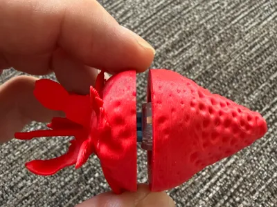 strawberry fidget clicker