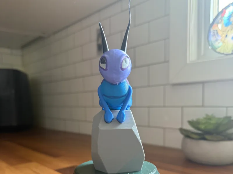 Mulan Cricket on Rock or Cage and Half Wall Cage