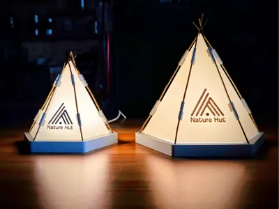 Teepee Desk Lamp - Bambu Lab LED Lamp Kit 001