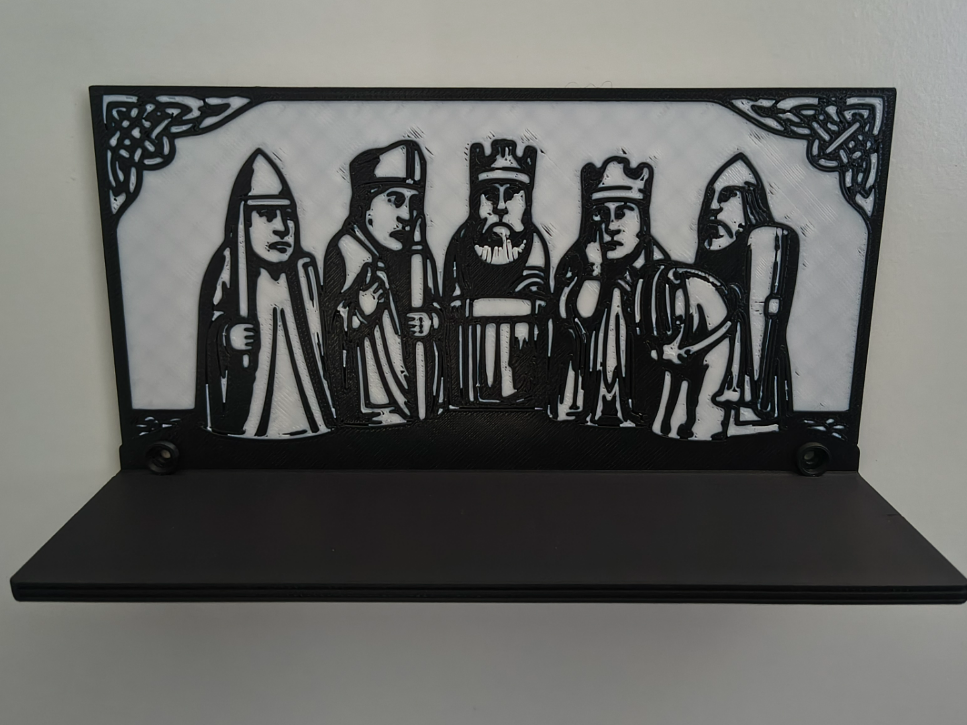 Lewis Chessmen Wall Shelf - Viking Decor