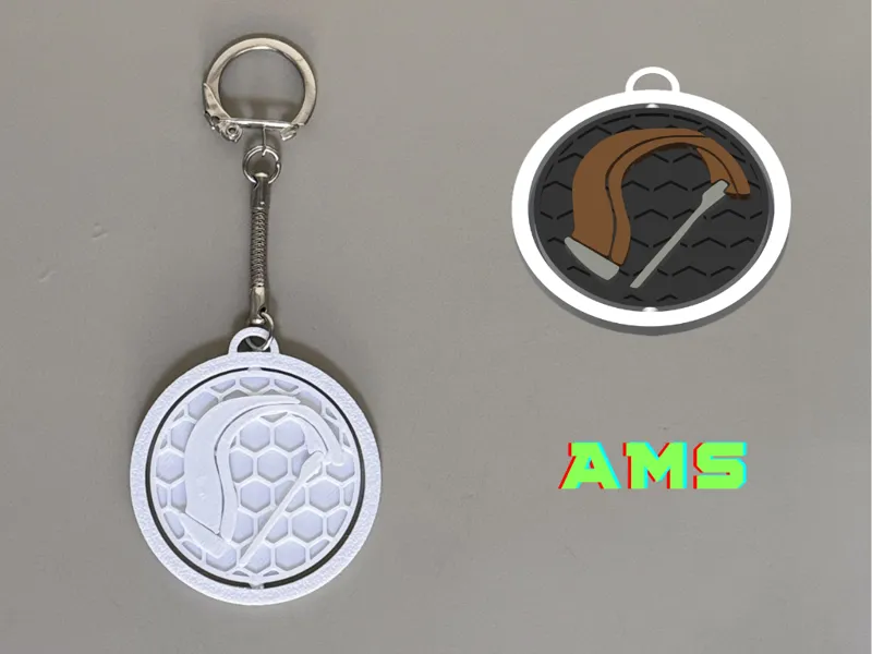 Hunter Spinner Keychain – Print in Place