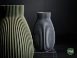Minimalist Vase with Modern Pattern Design