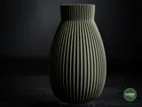 Minimalist Vase with Modern Pattern Design
