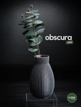 Minimalist Vase with Modern Pattern Design