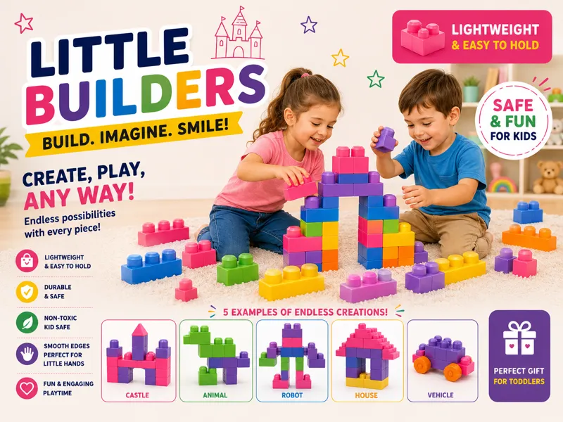 Bloques de construccion para niños Vekto