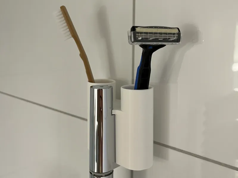 Shower Razor/Toothbrush Holder customizable