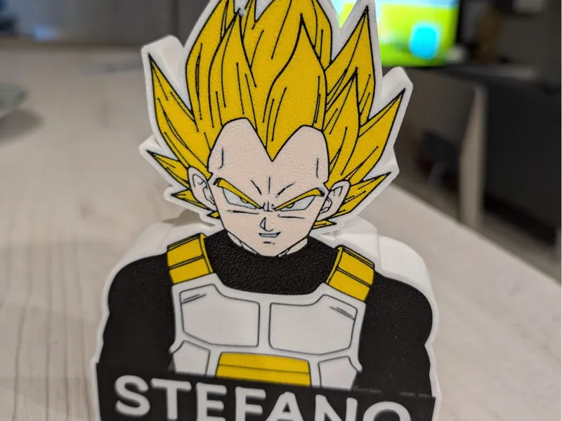 VEGETA LAMPADA PERSONALIZZABILE