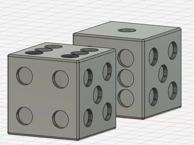 Loaded dice / Gezinkter Würfel