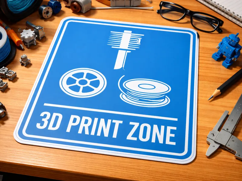ACHTUNG: 3D-Druck Zone