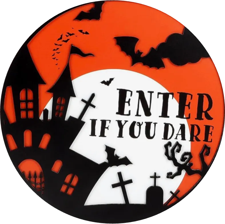 Halloween Spooky Sign