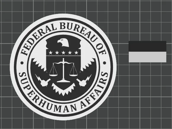 Federal Bureau Of Superhuman Affairs Coaster
