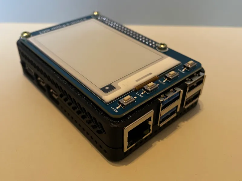 Raspberry Pi 5 Display Fit Vented Case