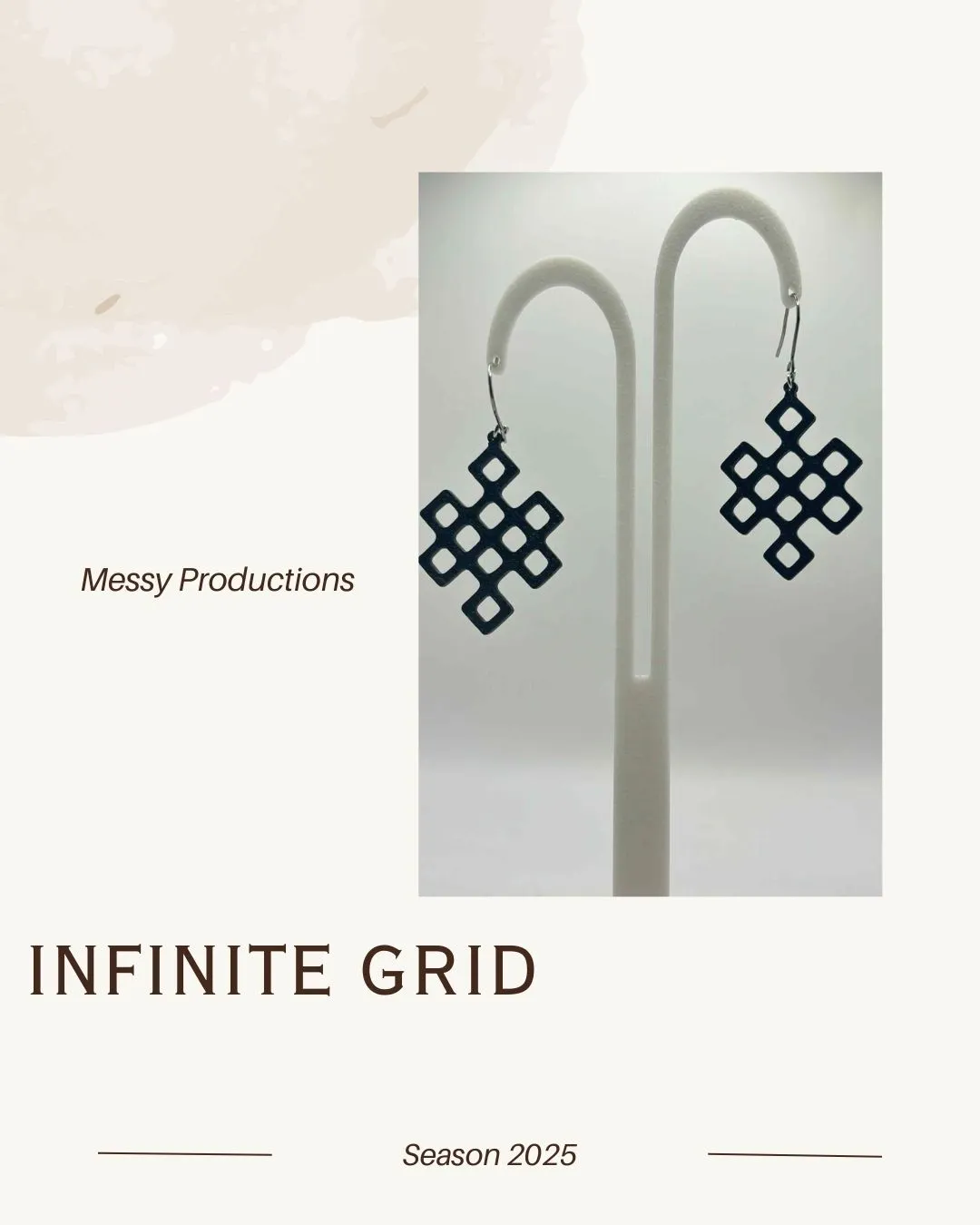 Weave Earrings - No AMS view 3