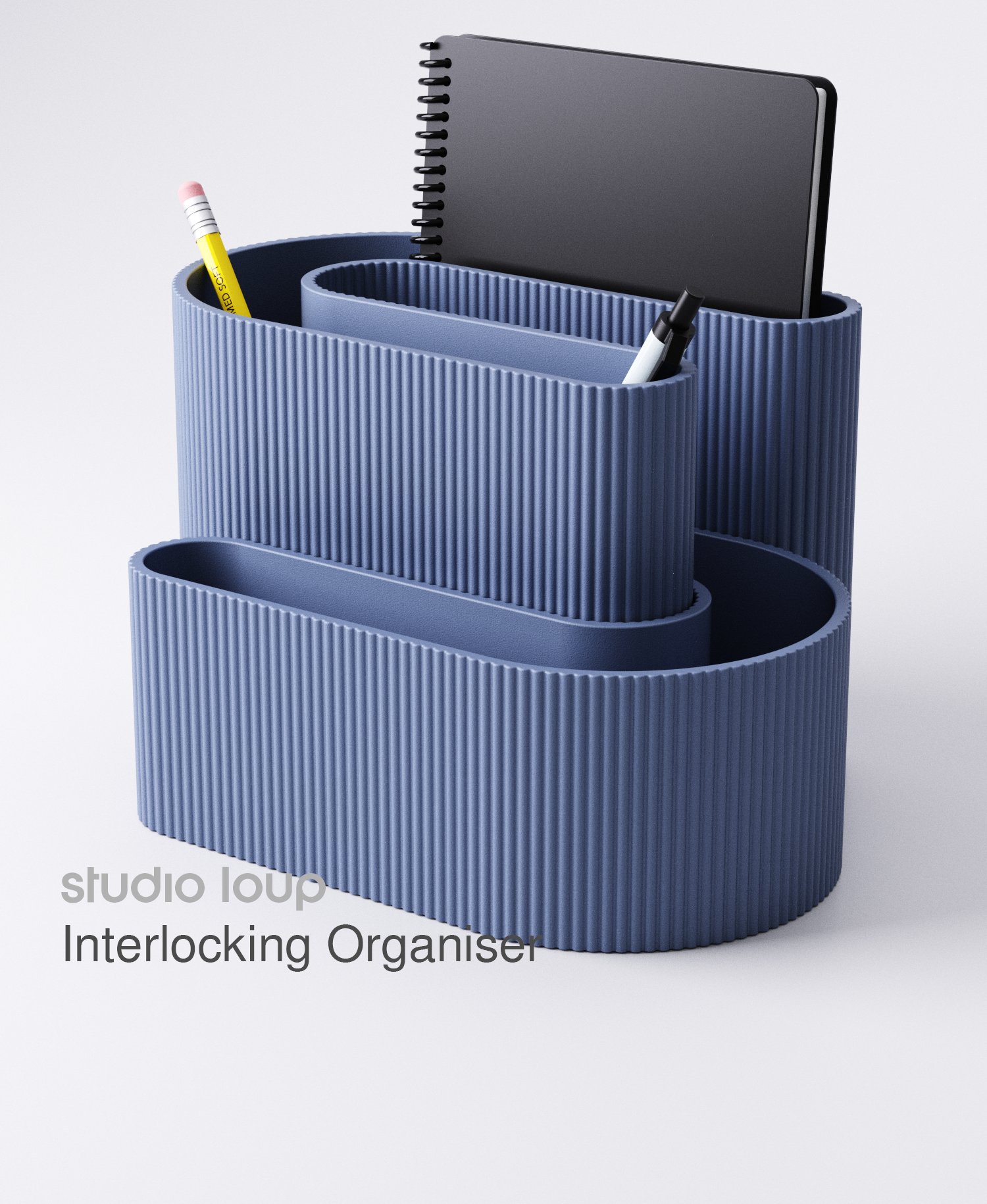 Miniatura 1 do modelo 3D Interlocking Organiser