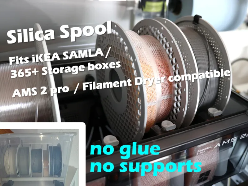 Silica Spool - Fits Ikea Samla/ 365+/ AMS