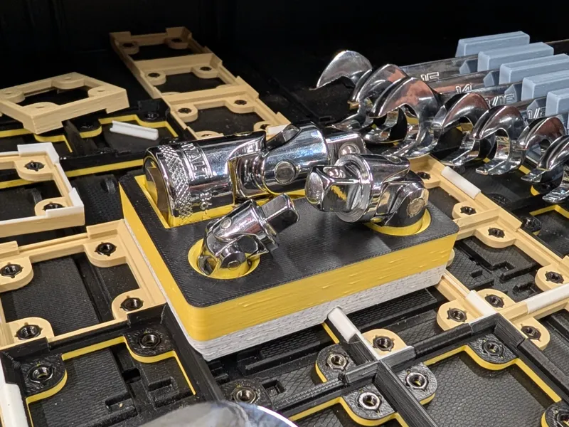 Wobble Socket & Adapter Holder - Gridfinity
