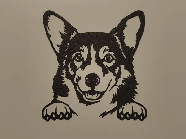 Déco murale berger allemand