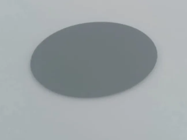 Flat 2D oval shape