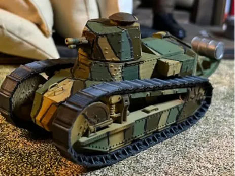 1/35 FT-17 tank later version polygonal turret  