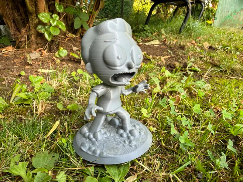 Morty Smith on pedestal, big head