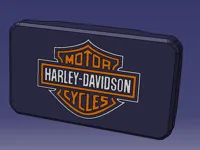 0.2mm layer, 2 walls, 15% infill Harley Davidson