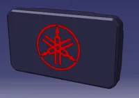 Yamaha Logo Only 0.2mm layer, 2 walls, 15% infill