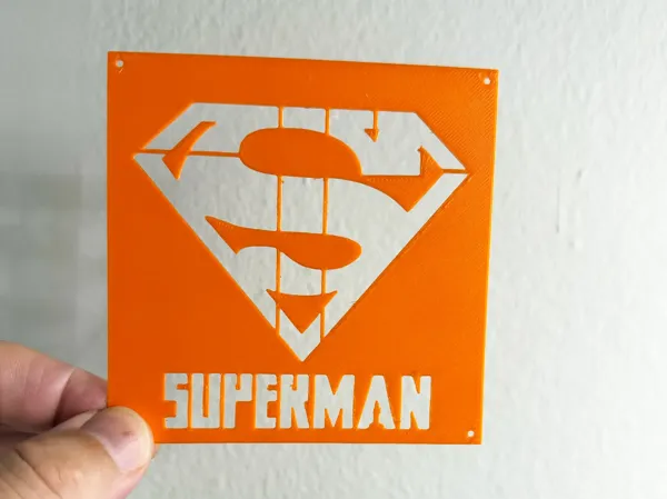Pochoir Superman