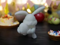 0.16mm layer, 4 walls, 6% infill easter bunny p1s