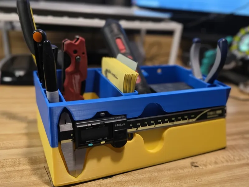 desk organizer/caliper holder