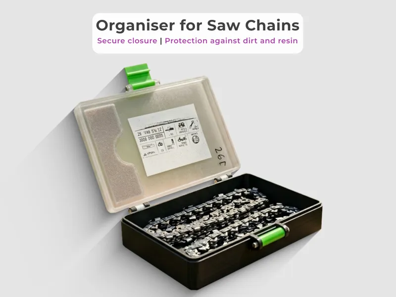 Organiser for Saw Chains