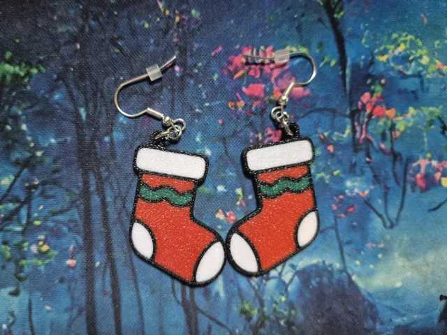 Christmas Stocking Earrings