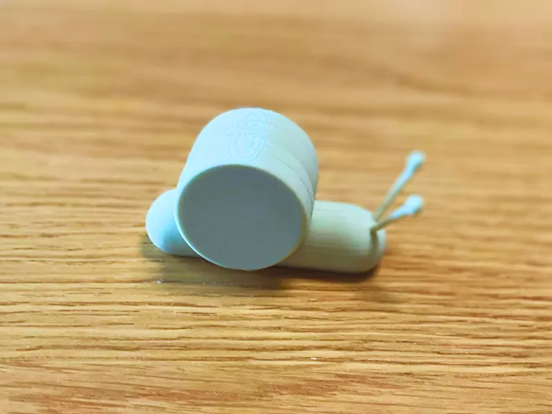 简约木雕蜗牛 快速打印模型