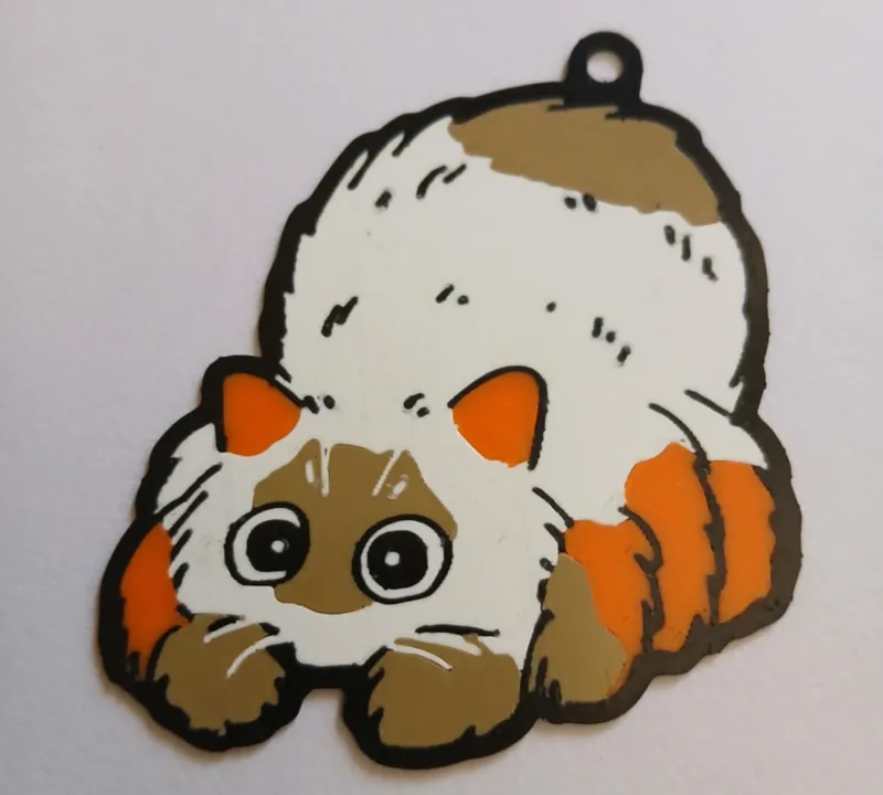 Spider Cat Keychain