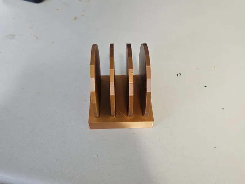simple 90 mm coasters and 4 piece holder
