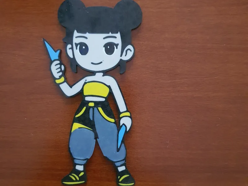 Topper per Torta Zoey- Stile Chibi (Cake Topper)