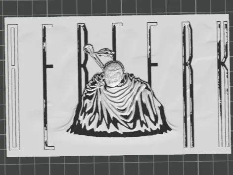 Bassorilievo Epico di Berserk – Arte da Stampare! 