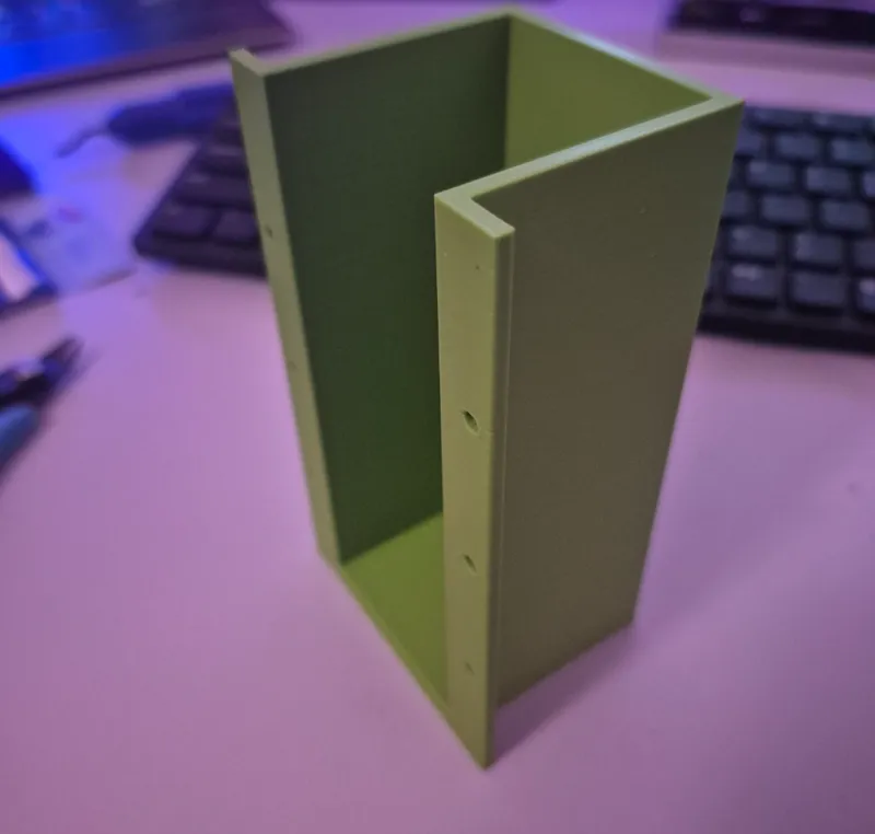 Custom made fan cover for smoker