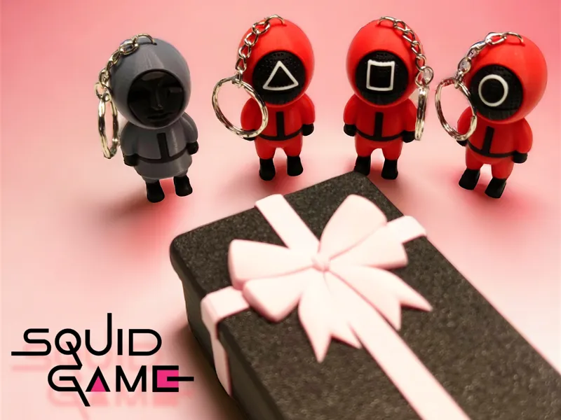 Squid Game keychain Box