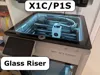 X1C/P1S - LED Light + Glass Riser