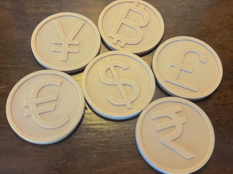 Currency coins / tokens