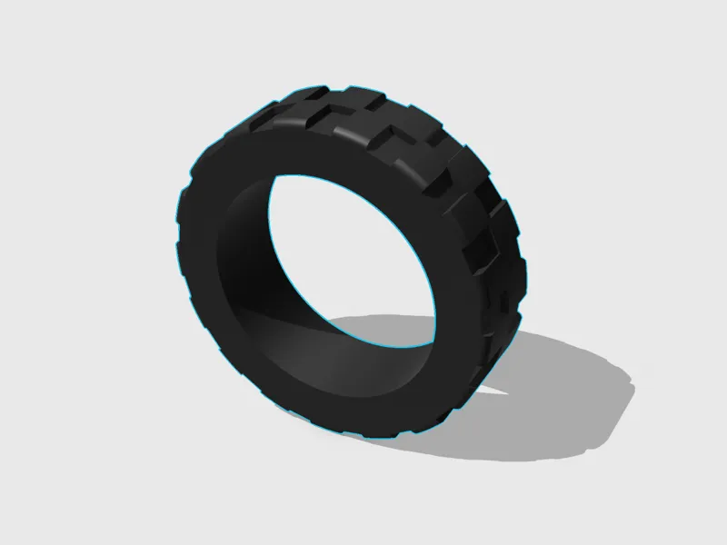 Brick Mountainbike Tire 5:1 Ratio
