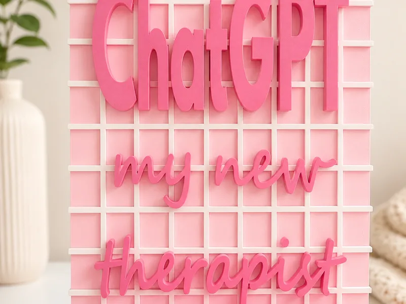 ChatGPT – My New Therapist decoratietegel 