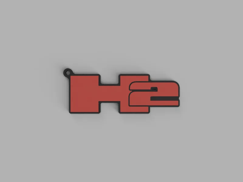 Kawasaki H2 (inspired) Keyring
