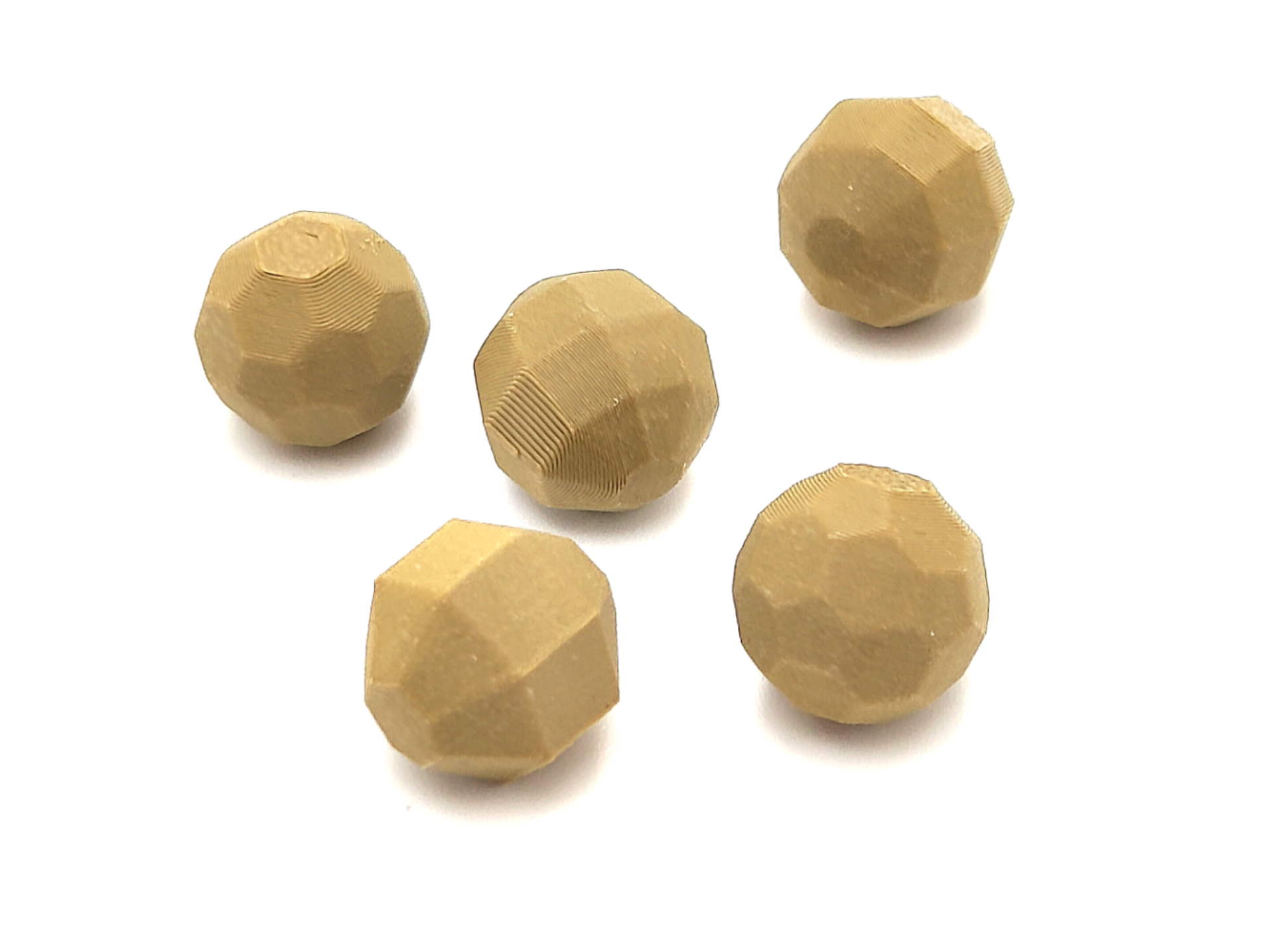 Low poly balls, gems 15mm catapult stones