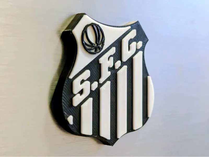 Santos FC Magnet - Fast & Layered Print