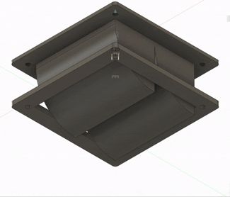50mm Fan Shroud For Plexi Glass and USB Solar 5v 