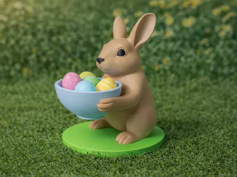 Easter Bunny Candy Bowl Holder – Rabbit decoration
