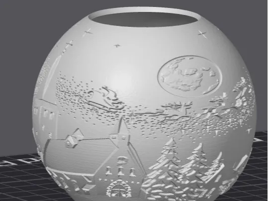 Weihnachtskugen zum hinstellen für 40mm led licht